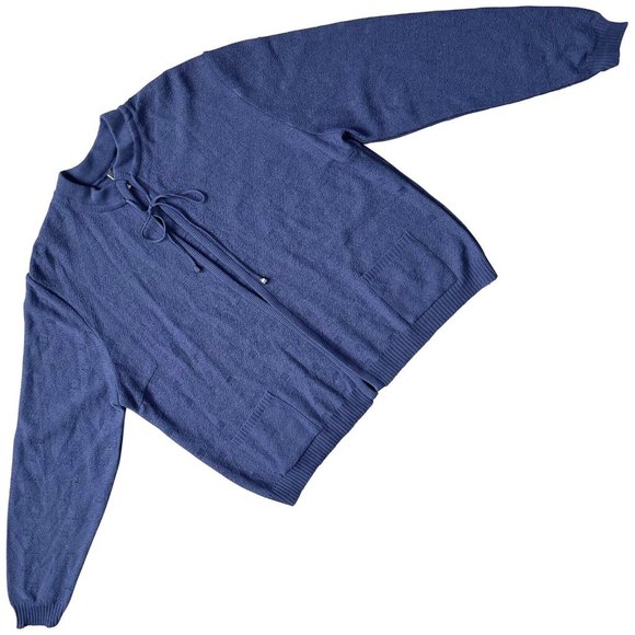 FREYA (Germany) Vintage Moss Stitch Garter Block Open Front Cardigan : L - Picture 1 of 7